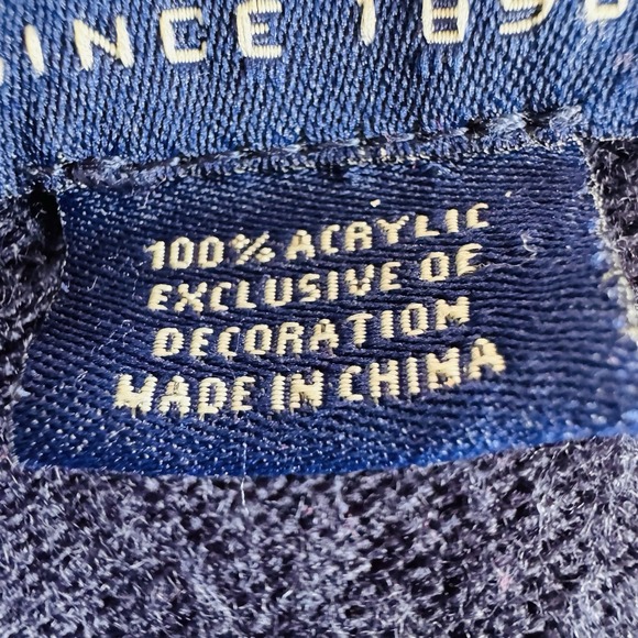 US Polo Assn. Men's M Pullover Sweater V-neck Blue Red Gray Striped Lightweight - Picture 12 of 13